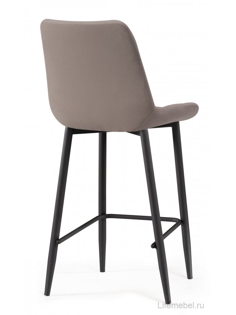 Полубарный стул Стронг латте / черный
