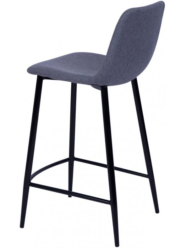 Полубарный стул Vicky серый