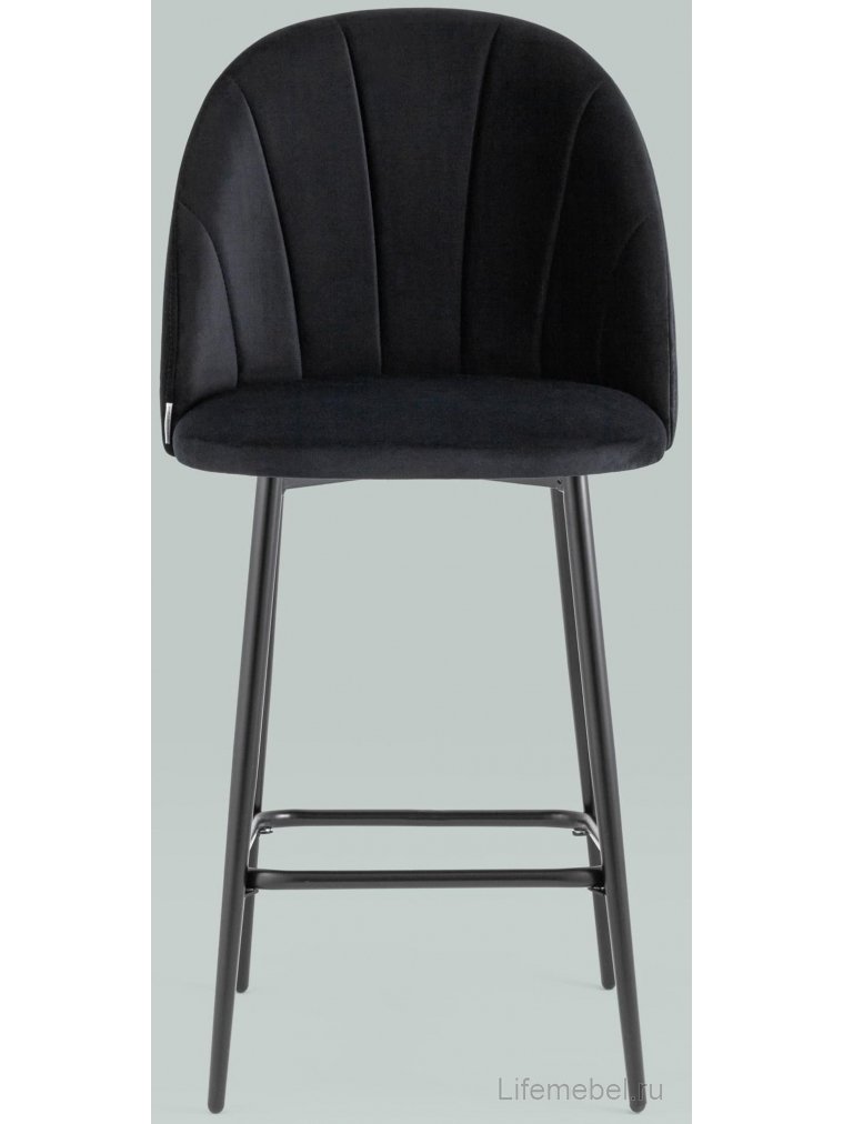Полубарный стул Закур черный