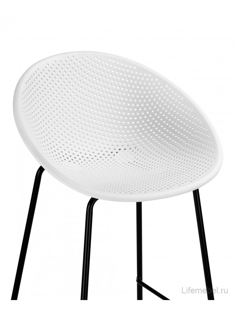 Полубарный стул Zeta white  / black
