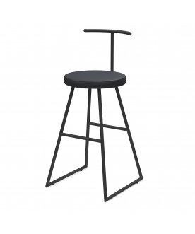 Барный стул Сканди-65 софт ткань ricco/черный