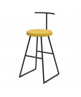 Барный стул Сканди-65 софт ткань ricco/черный