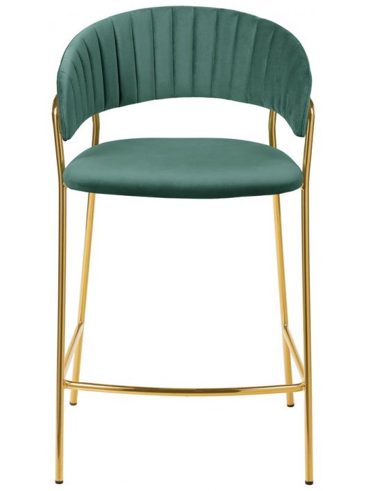 Полубарный стул Turin мятный / золотой