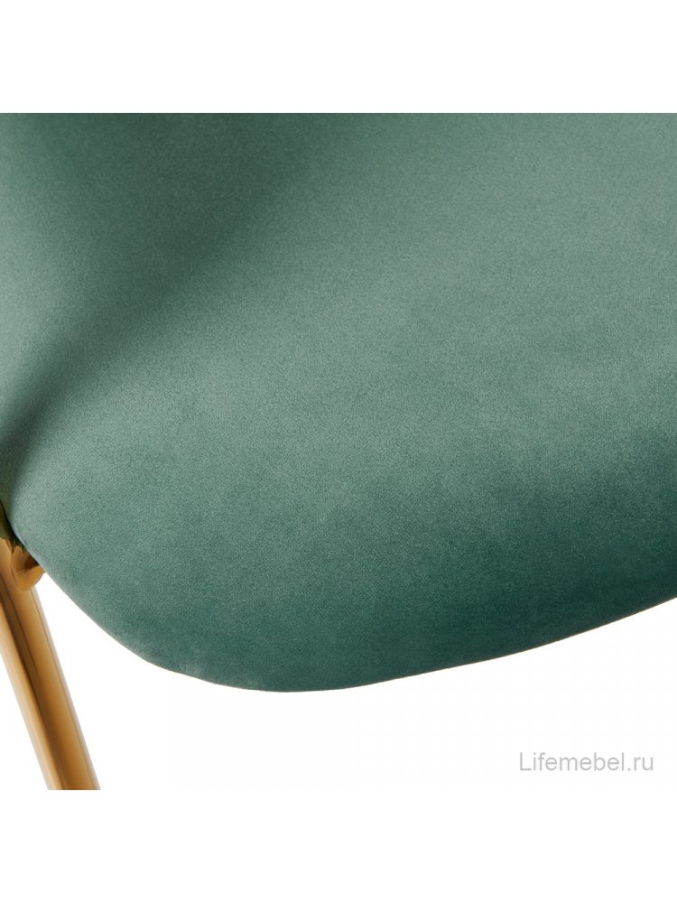 Полубарный стул Turin мятный / золотой