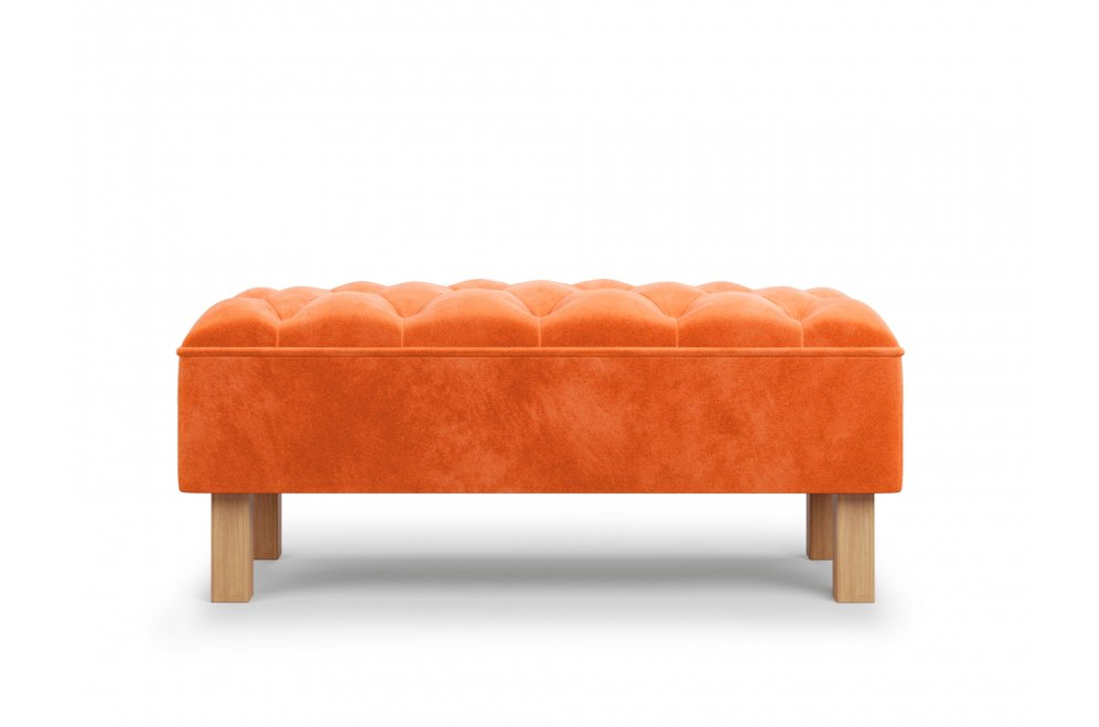 Банкетка Агат оранжевая