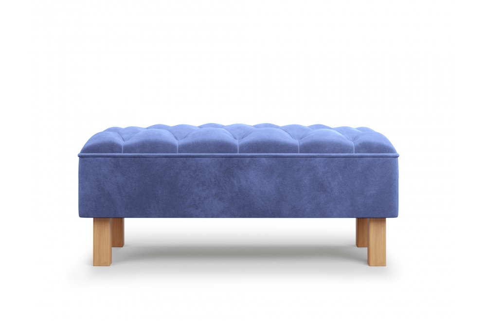 Банкетка Агат светло-синяя