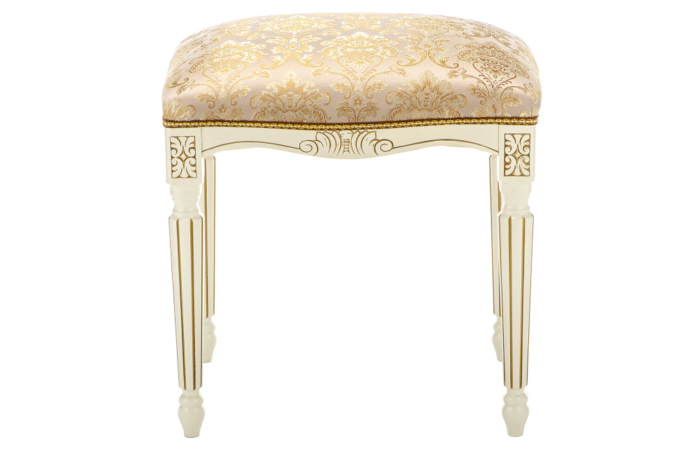 Банкетка Беттино патина золото / бежевый
