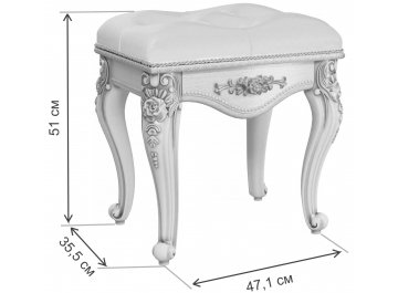 Банкетка Да Винчи белый