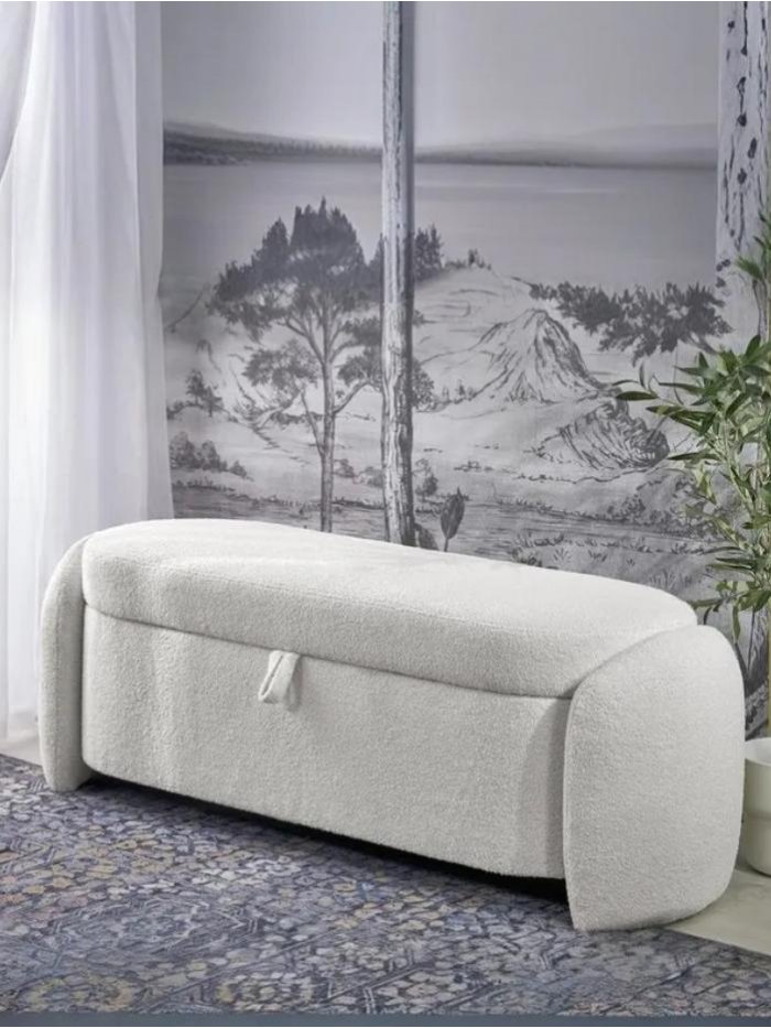 Банкетка Ficaria кремовая