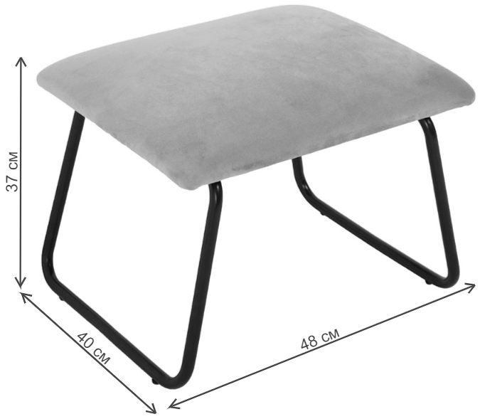 Банкетка Alex пудровый