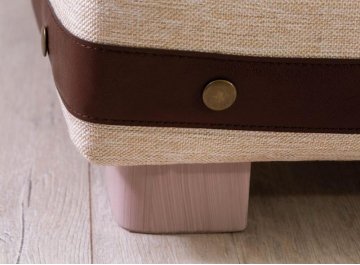 Банкетка Plaid коричневая