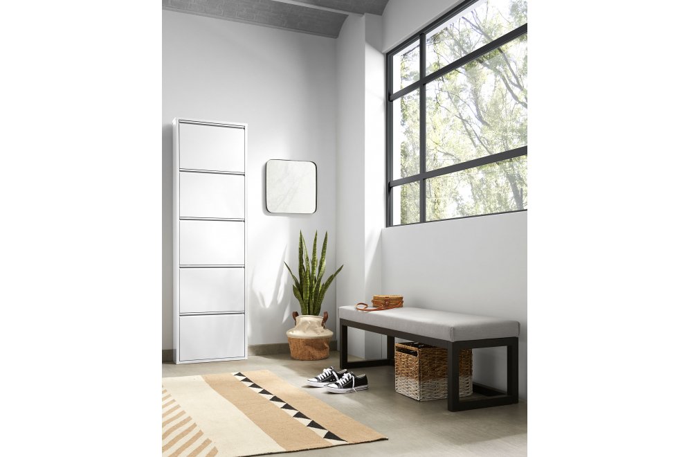 Банкетка Yola серая