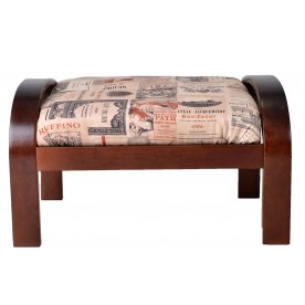 Пуф для ног Сайма (ткань) венге / джой