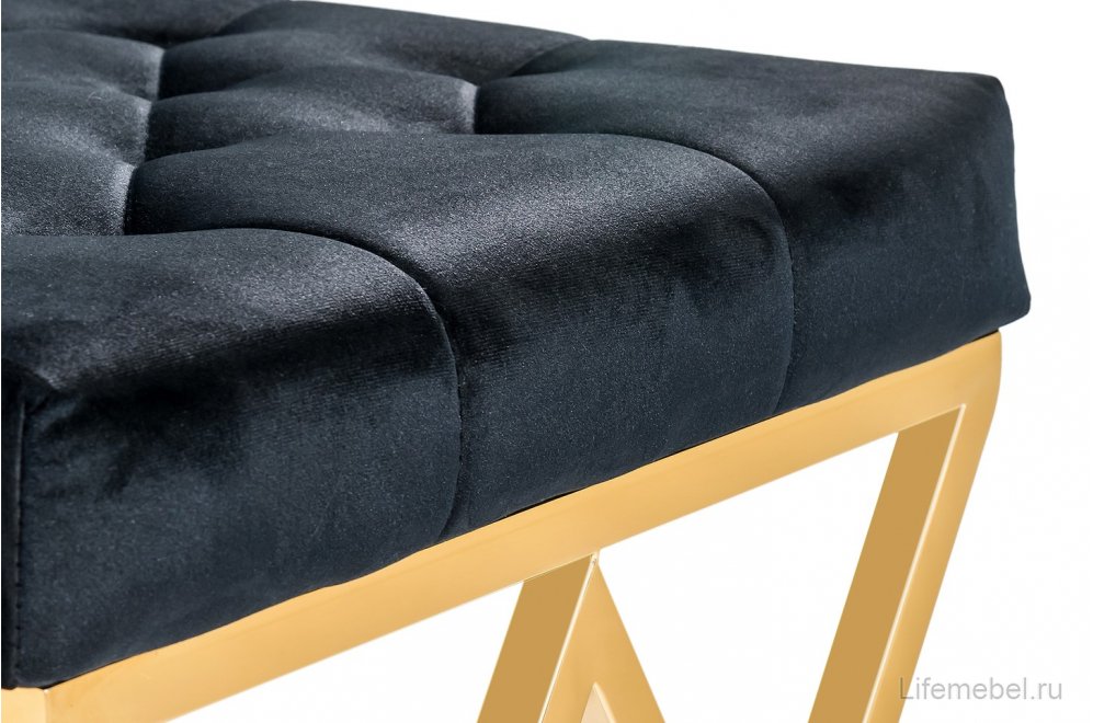 Скамейка Президиум черный / золото
