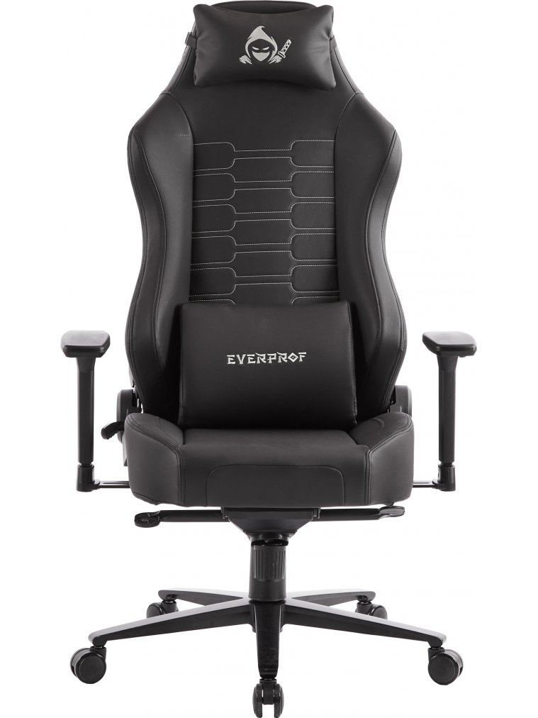 Геймерское кресло Everprof Blackshot экокожа черный