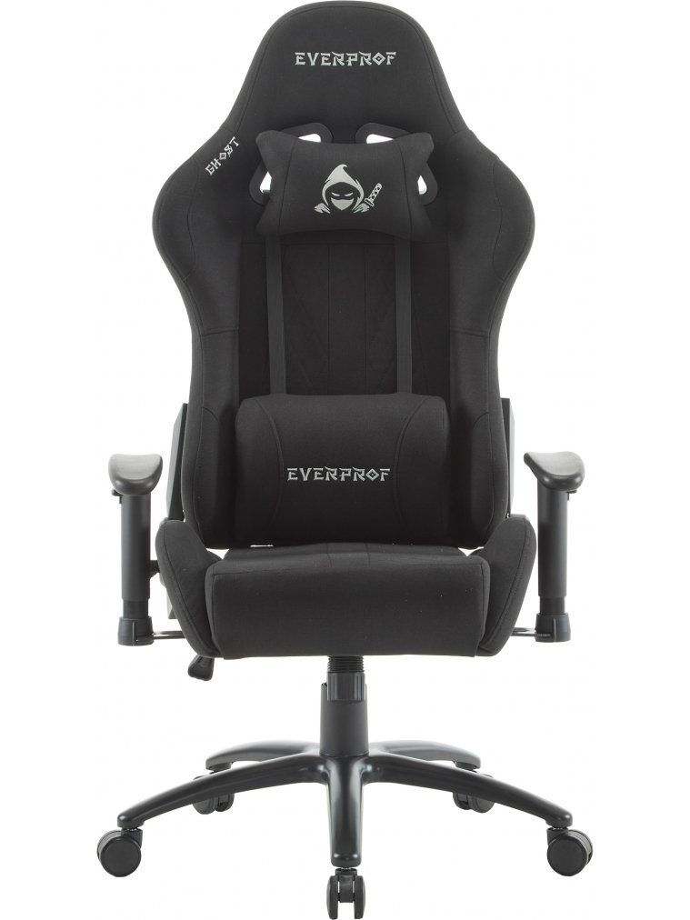 Геймерское кресло Everprof Ghost ткань черный