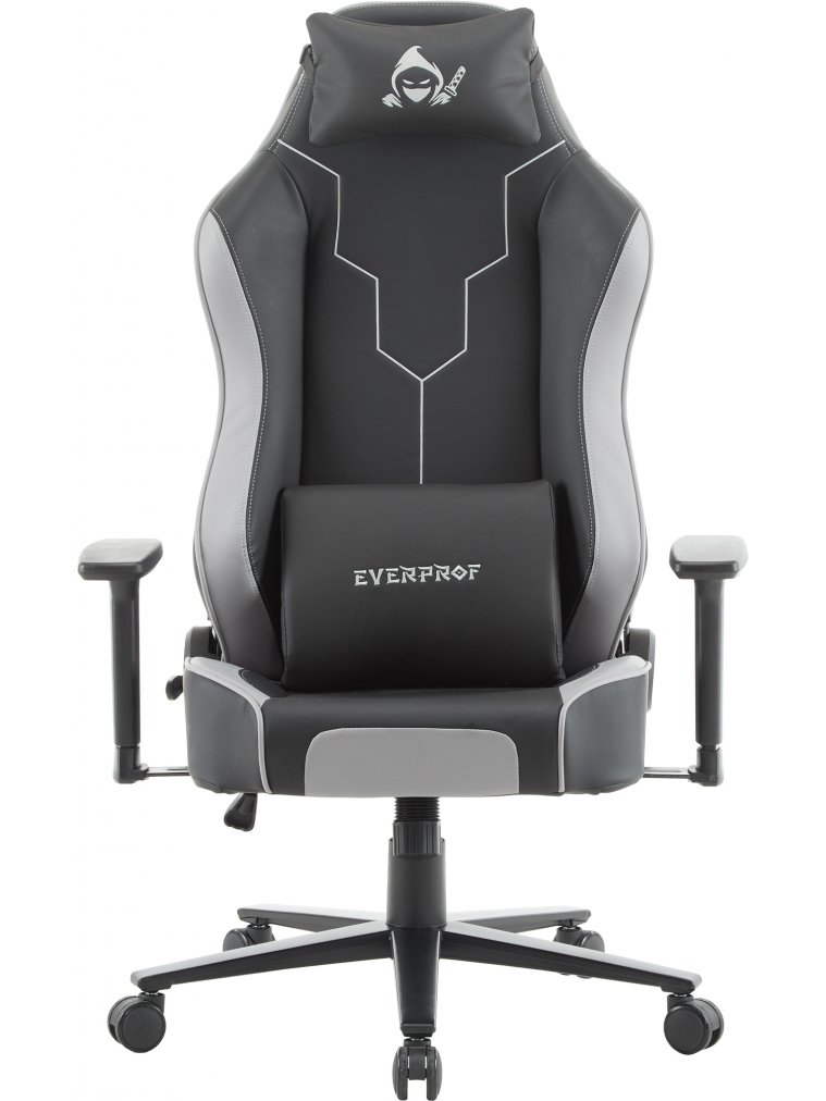 Геймерское кресло Everprof Rapid экокожа серый