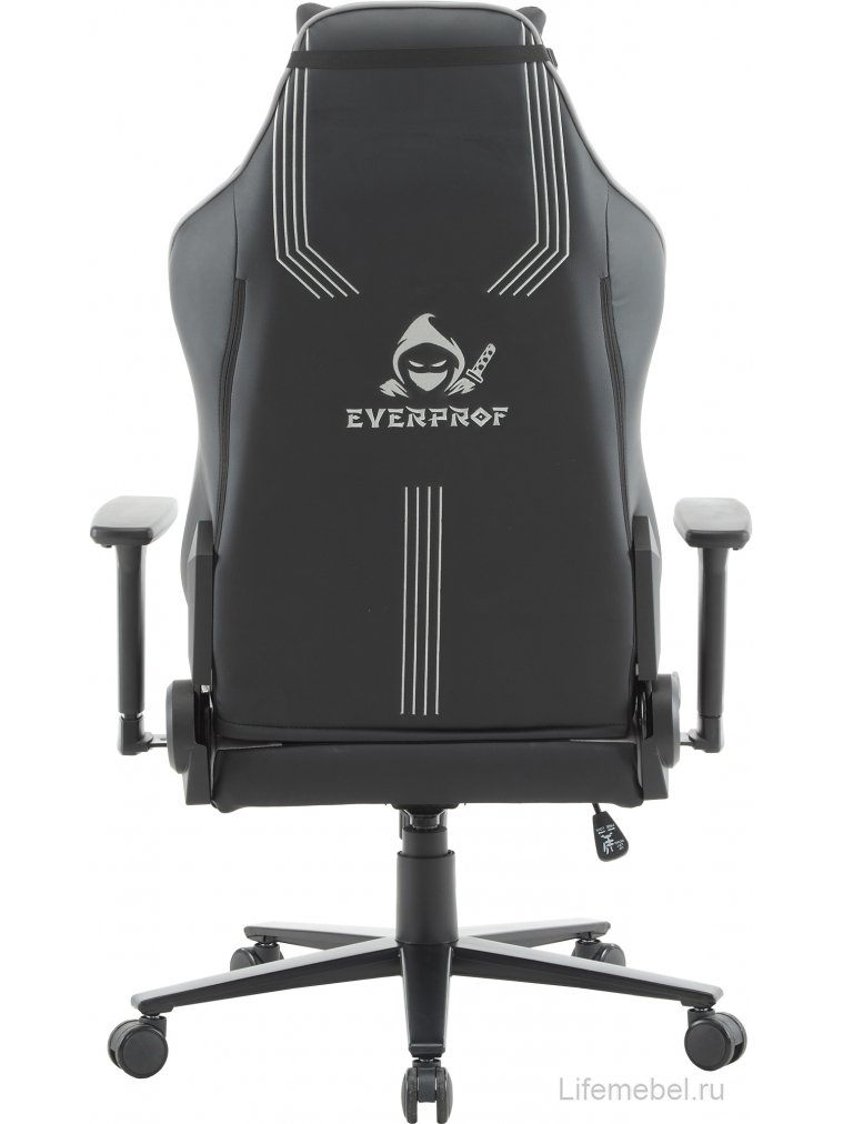 Геймерское кресло Everprof Rapid экокожа серый