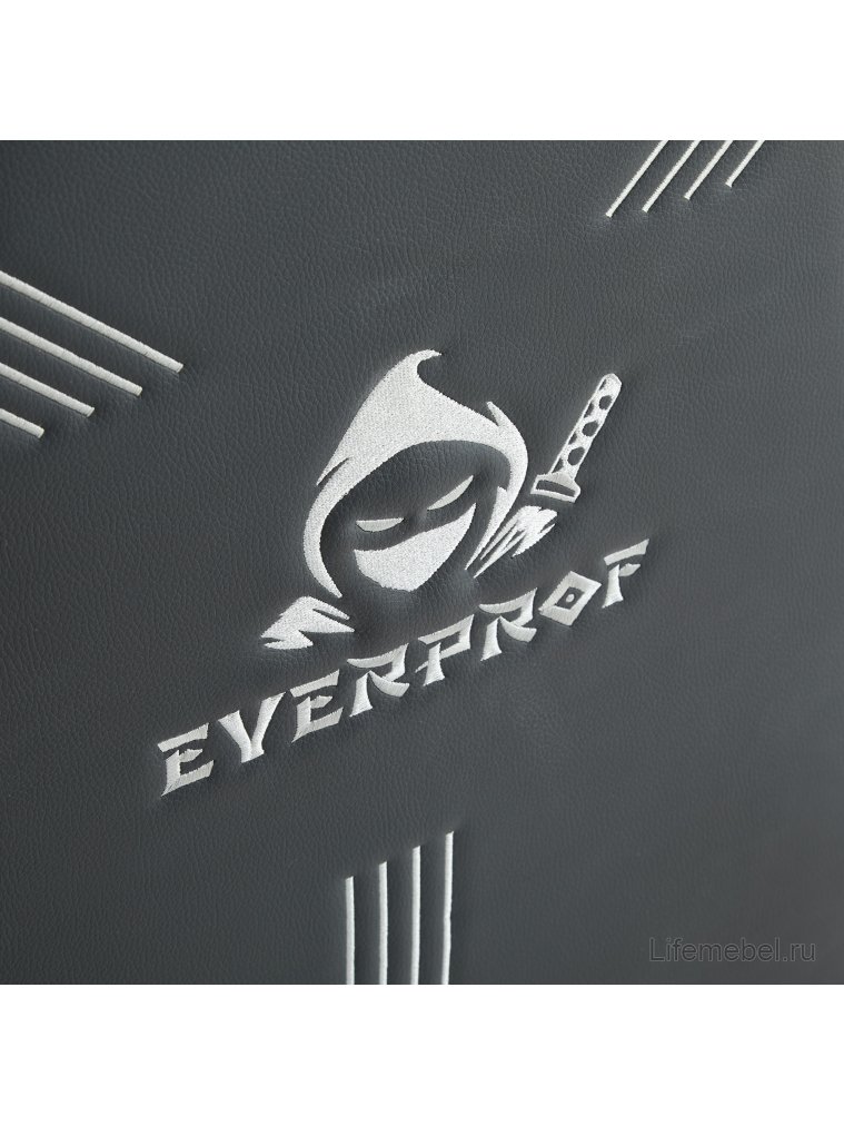 Геймерское кресло Everprof Rapid экокожа серый
