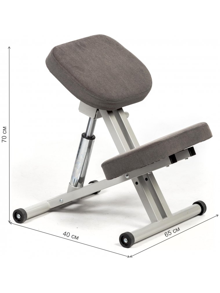 Коленный стул ProStool Light Lift серый
