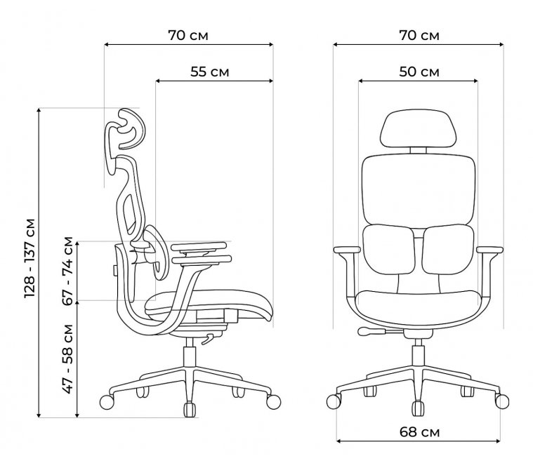 Компьютерное кресло Samur black / gray