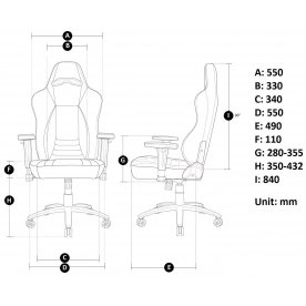 Компьютерное кресло AKRacing Obsidian