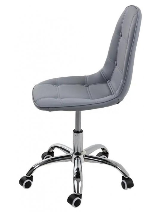 Компьютерное кресло Алекс светло-серый / хром