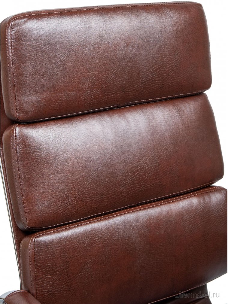 Компьютерное кресло Arnold коричневое / хром