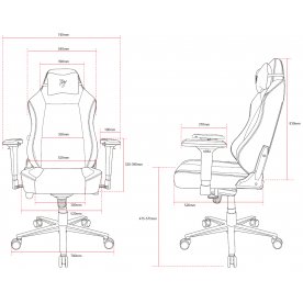 Компьютерное кресло Arozzi Primo PU-Black-Black logo