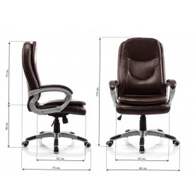 Компьютерное кресло Astun коричневое