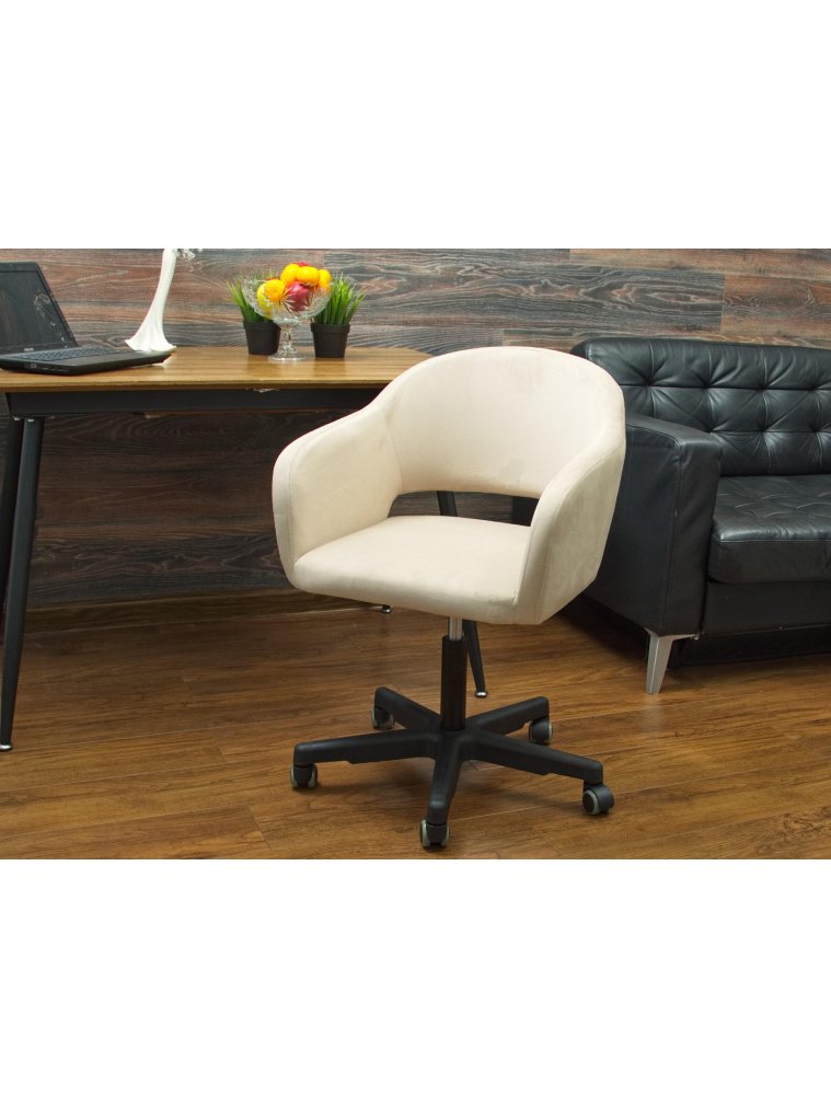 Компьютерное кресло Бабби чёрный / бежевый