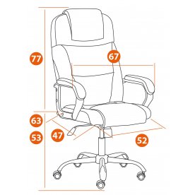 Компьютерное кресло Bergamo/Бергамо