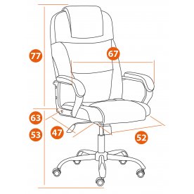 Компьютерное кресло Bergamo