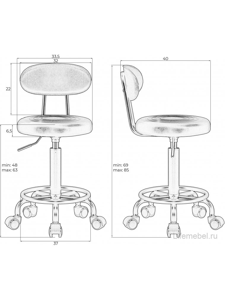 Компьютерное кресло Billy черное