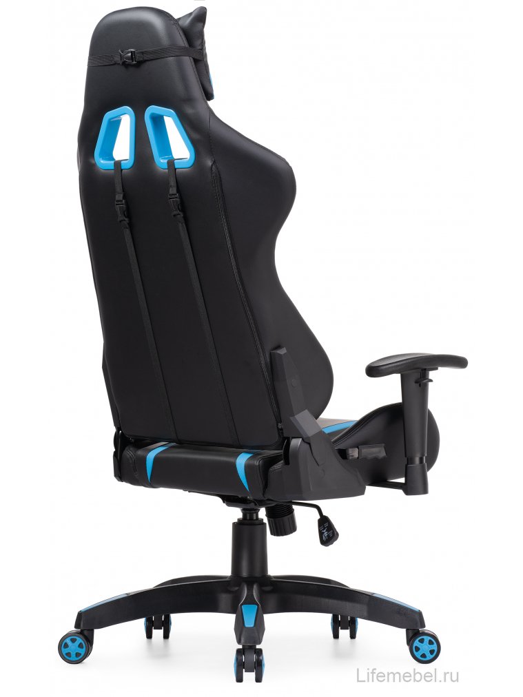 Компьютерное кресло Blok light blue / black