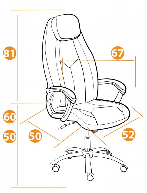 Компьютерное кресло Boss Lux бежевый / бежевый