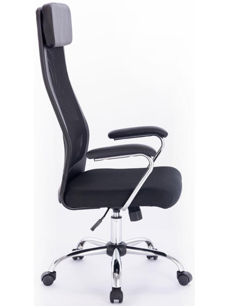 Компьютерное кресло Brabix Flight EX-540 ткань TW / сетка черный / хром
