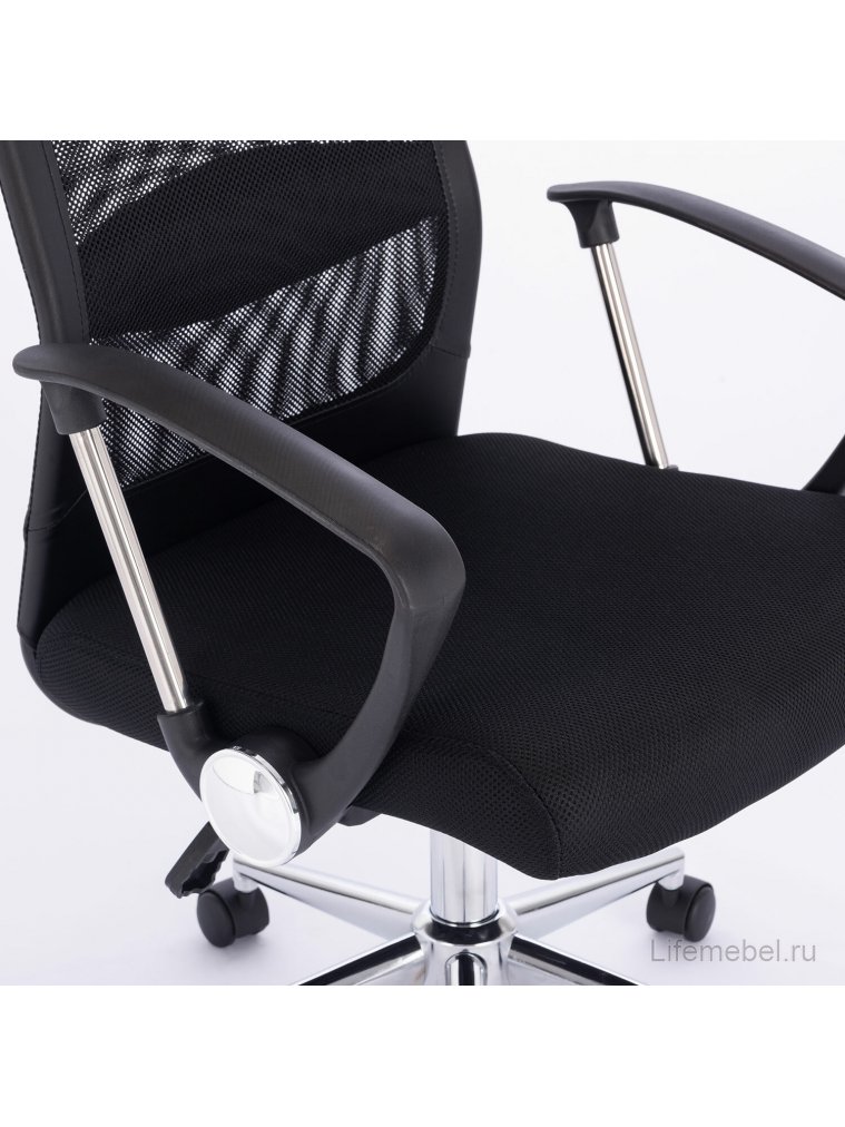 Компьютерное кресло Brabix Flight R EX-541 ткань TW / сетка черный / хром