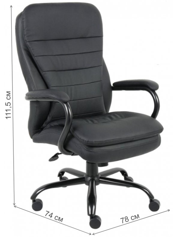 Компьютерное кресло Brabix Premium Heavy Duty HD-001 экокожа