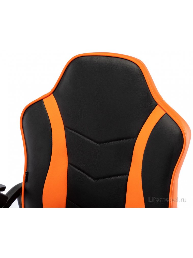 Компьютерное кресло Brabix Shark GM-203 экокожа черный / оранжевый