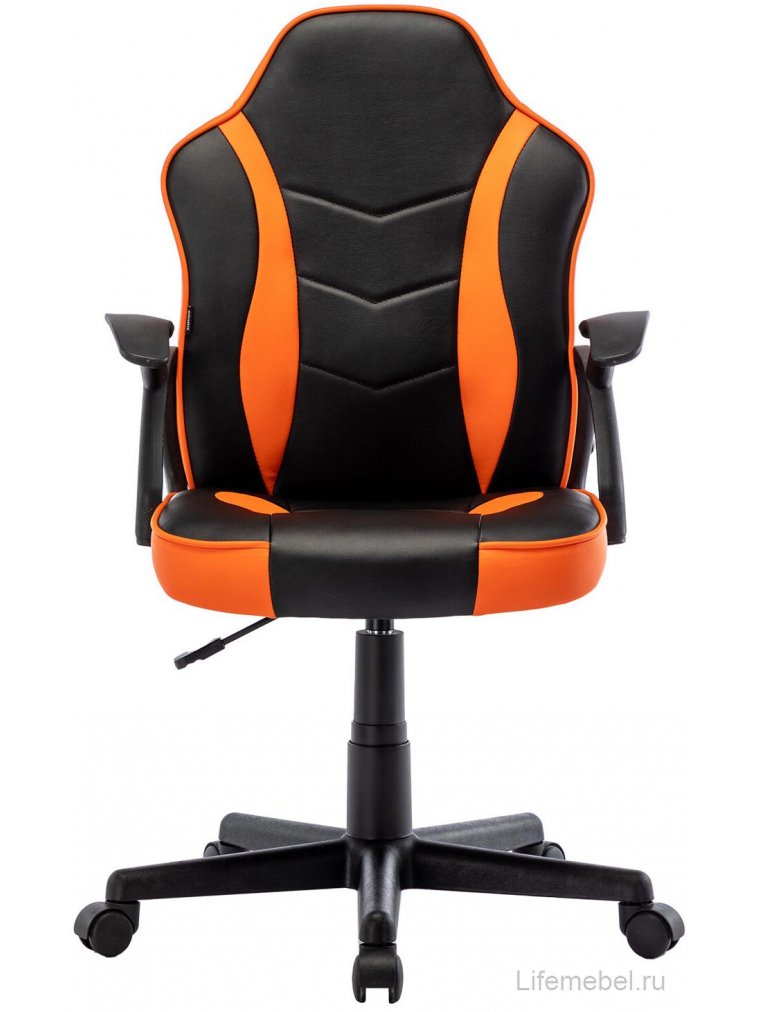 Компьютерное кресло Brabix Shark GM-203 экокожа черный / оранжевый