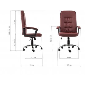 Компьютерное кресло Bravo бордо
