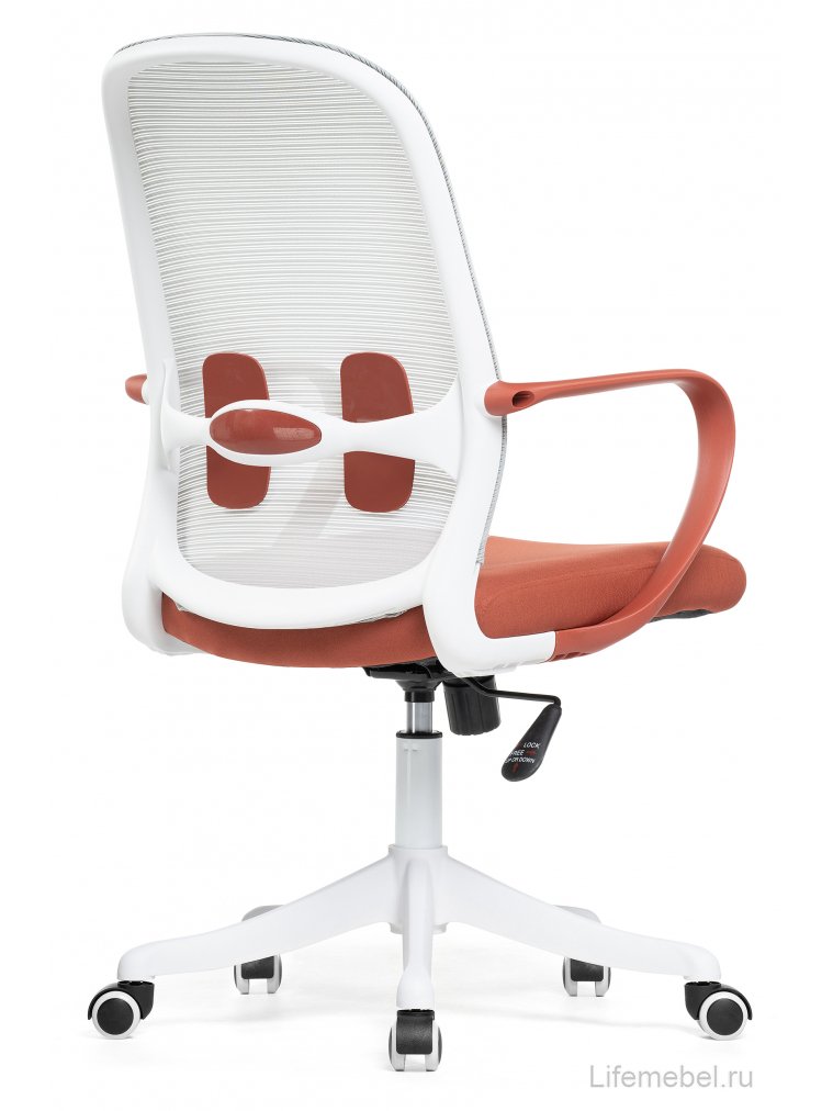 Компьютерное кресло Bust gray / red / white