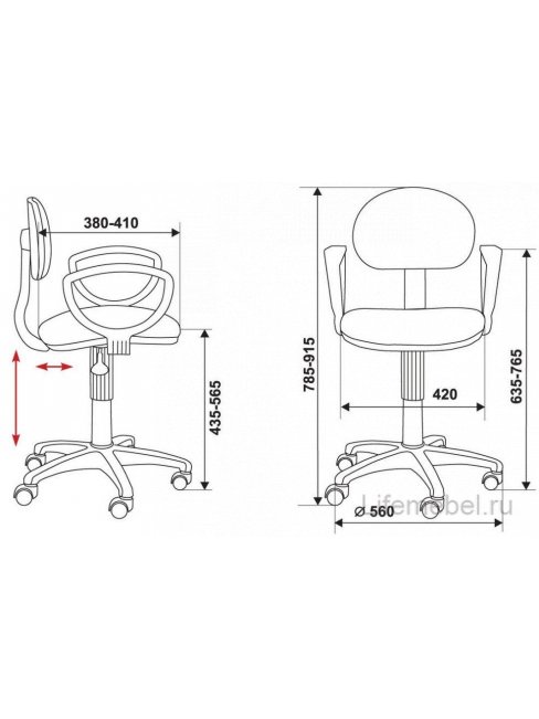 Компьютерное кресло Бюрократ CH-213AXN / GREY темно-серое
