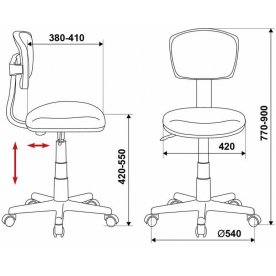 Компьютерное кресло Бюрократ CH-299
