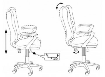 Компьютерное кресло Бюрократ CH-540AXSN