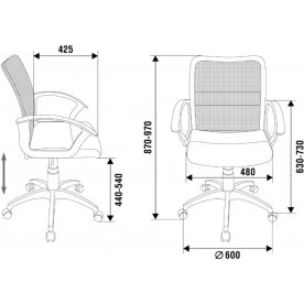 Компьютерное кресло Бюрократ CH-590SL