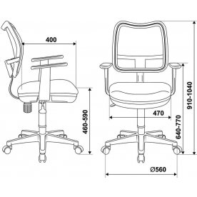 Компьютерное кресло Бюрократ CH-797AXSN/26-25