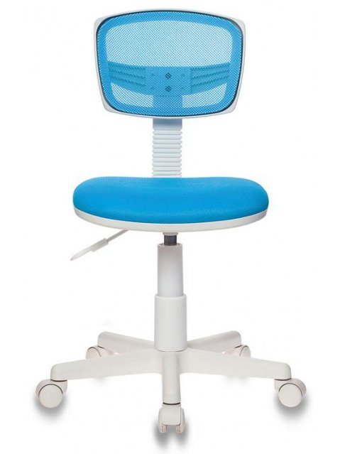 Компьютерное кресло Бюрократ CH-W299/LB/TW-55 голубое tw-31 / tw-55 / пластик белый