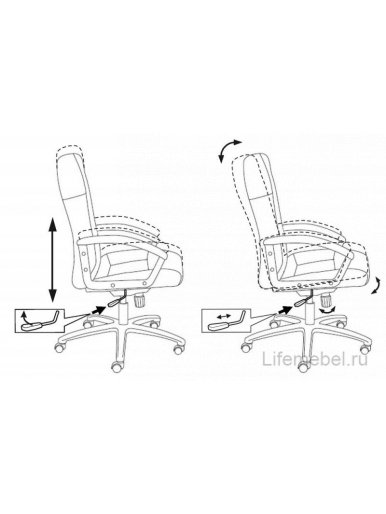 Компьютерное кресло Бюрократ T-9908AXSN-AB черное